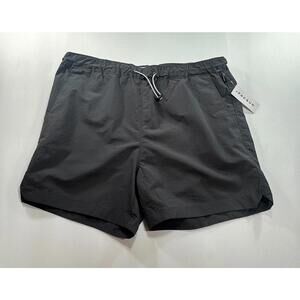 Pacsun Short Volley Pocket Drawstring Shorts Gray Mens L